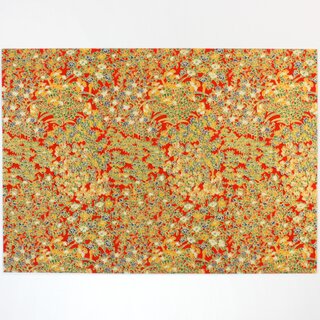 2 Blatt B4 Washi Ahorn & Bl�ten rot