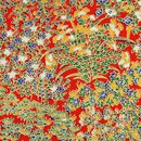 2 Blatt B4 Washi Ahorn & Blüten rot