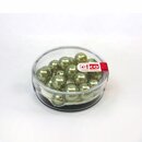 Runde Perlen 8 mm goldfarben, 20 Stück