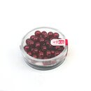 Runde Perlen rot, 6 mm, 40 St�ck