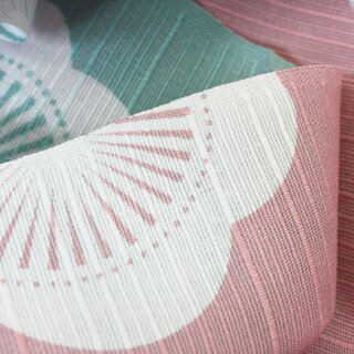 Furoshiki Pflaumenbl�ten zartrosa/mint 100 x 100 cm