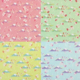 A4 Washi Fuji & Kirschbl�ten 21 x 29,7 cm, 12 Blatt