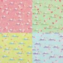 A4 Washi Fuji & Kirschblüten 21 x 29,7 cm, 12 Blatt