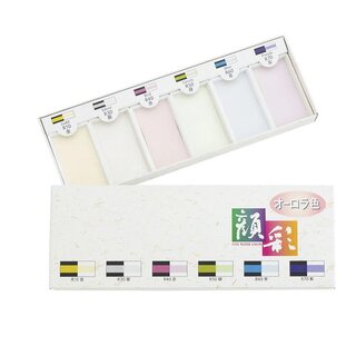 Tuschekasten f�r Suibokugai 6 Farben Set Aurora
