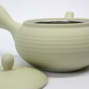 Grünteekanne, Kyusu cremeweiß