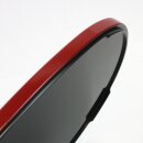 Ovales Tablett, rot, 30,2 x 15,9 cm