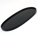 Ovales Tablett, schwarz, 30,2 x 15,9 cm