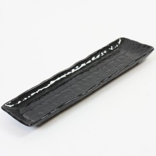 Lange Platte schwarz 25,6 x 8,5 cm