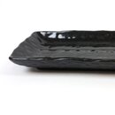 Lange Platte schwarz 25,6 x 8,5 cm