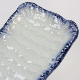 Sushiplatte Suminagashi, Anrichteplatte 22 x 10 cm