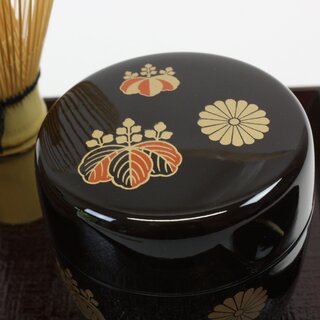 Teezeremonie Set, Teeschale, Teequirl, Natsume