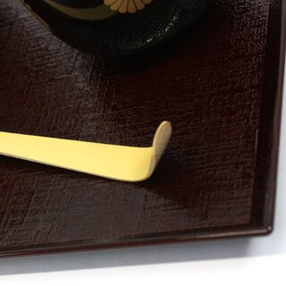 Teezeremonie Set, Teeschale, Teequirl, Natsume