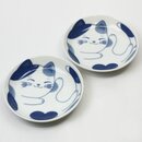 2 Teller mit Katze Mike 13,5 cm �