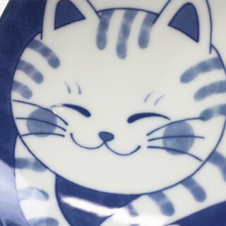 Ovale Schale Nekochiguratora 16 x 14 cm