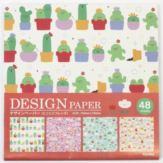 Origamipapier NikoNiko Friends 15 cm (l�chelnde Freunde