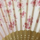 Fächer Hana no Uta (Blumengedicht) rosa
