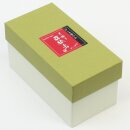 Teedose Maki-E Kirschblüten schwarz, 15,3 cm hoch, handbemalt