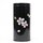 Teedose Maki-E Kirschblüten schwarz, 15,3 cm hoch, handbemalt