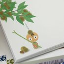 Mini-Notizblock 3er-Set Kokeshi, 8,8 x 6,4 cm