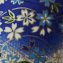 Teedose Kirschblüten 100 g, blau, mit Metalldeckel