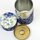 Teedose Kirschblüten 100 g, blau, mit Metalldeckel