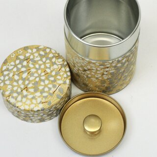 Teedose Kirschbl�ten 100 g, mit Metalldeckel