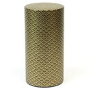 Teedose Seikaiha 200 g, schwarz, mit Metalldeckel