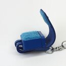 Schlüsselanhänger Schulranzen blau