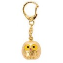 Schl�sselring Goldeule, Gl�ckchen