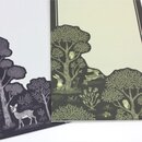 Notizblock 2er Set Waldspaziergang 16,5 x 8 cm