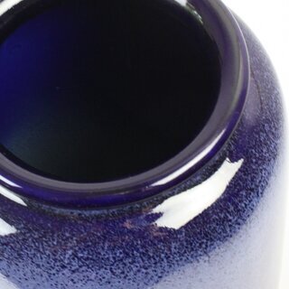 Hohe Vase f�r Str�u�e und Gestecke, 32 cm, schwarz-blau