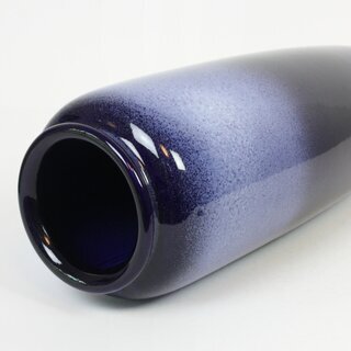 Hohe Vase f�r Str�u�e und Gestecke, 32 cm, schwarz-blau