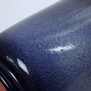 Hohe Vase f�r Str�u�e und Gestecke, 32 cm, schwarz-blau