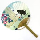 Blattf�cher, Uchiwa Sommertag, 30,5  x 21 cm