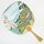 Blattfächer Uchiwa Tokaido "Shinagawa" 26 x 17,5 cm