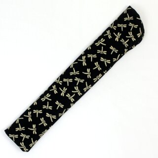 F�cheretui Libellen schwarz, 23 cm lang