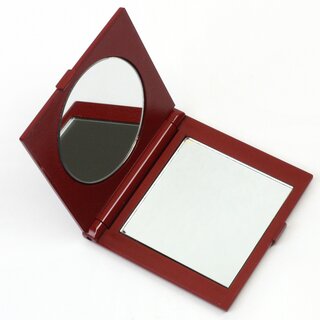 Taschenspiegel Geisha rot