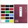 Tuschekasten 18 Farben Gansai, japanische Aquarellfarben