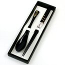 Essst�bchen Kirschbl�te schwarz, mit L�ffel