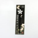 Kansashi, japanische Haarnadel Kirschblüte weiß