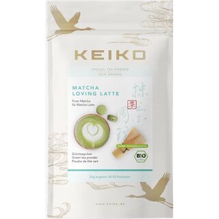 Matcha Loving Latte 50 g, Bio Gr�nteepulver aus Japan