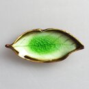Blattschälchen, grün 9,2 x 4 cm