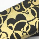 Stiftebox Heart Vine gold-schwarz 16 x 5 cm
