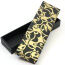 Stiftebox Heart Vine gold-schwarz 16 x 5 cm