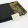 Stifteablage, Schreibtischtablett Chrysantheme, 23 x 16 cm, schwarz-gold