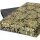 Stifteablage, Schreibtischtablett Chrysantheme, 23 x 16 cm, schwarz-gold