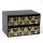 Schubladenkästchen Heart Vine, schwarz-gold 18 x 12,5 cm