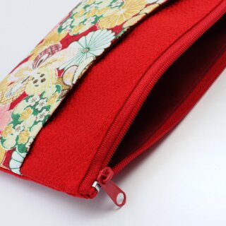 Kosmetiktasche Hanagoyomi rot