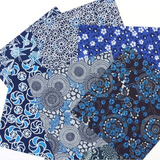 Aizome Chiyogami Washi 15 cm