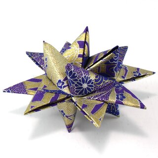 Frbelsterne - Washistreifen Bambus lila fr Frbelstern